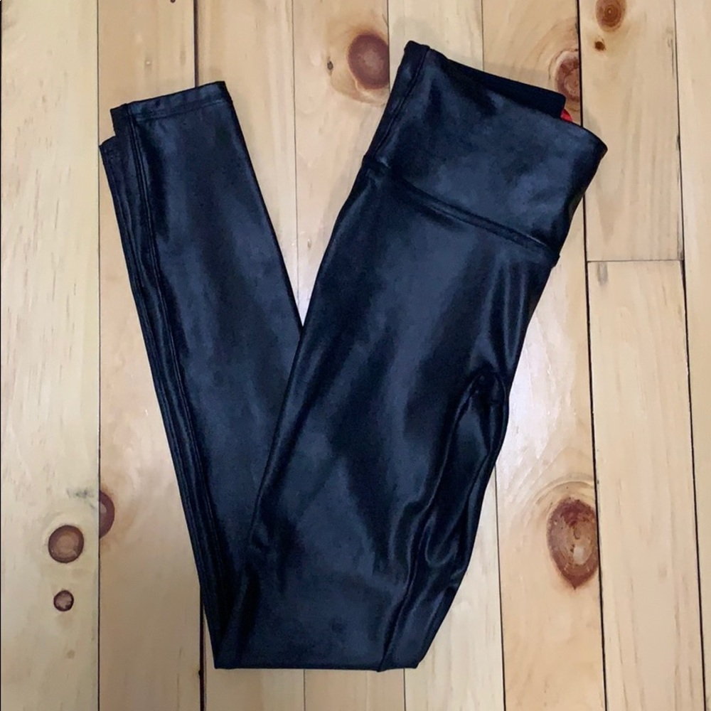 Spanx faux leather leggings